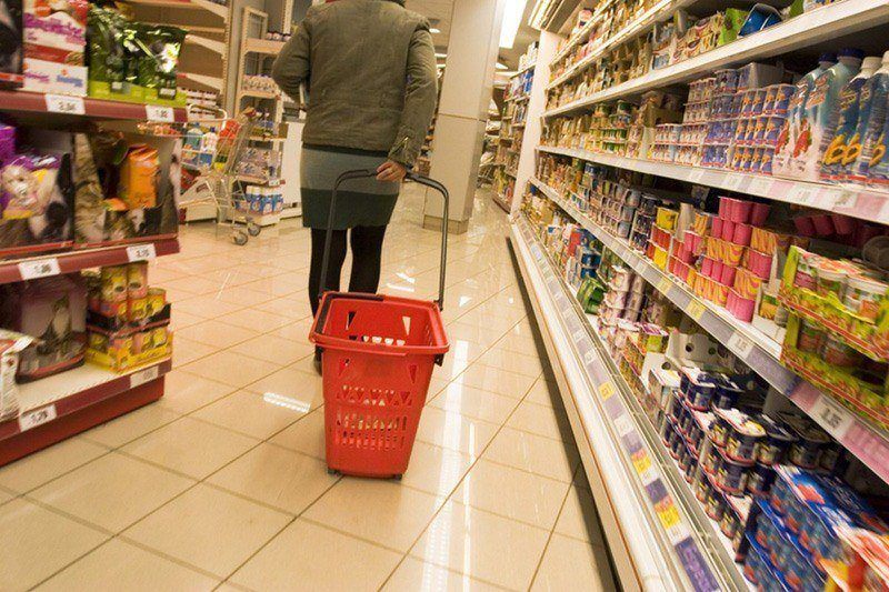 We clean commercial businesses in Manhattan and all around NYC, such as grocery stores like the one shown in the image.
