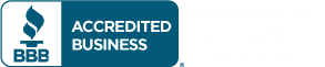 Better Business Bureau Logo., SanMar is accredited with the BBB and has an A+ rating.