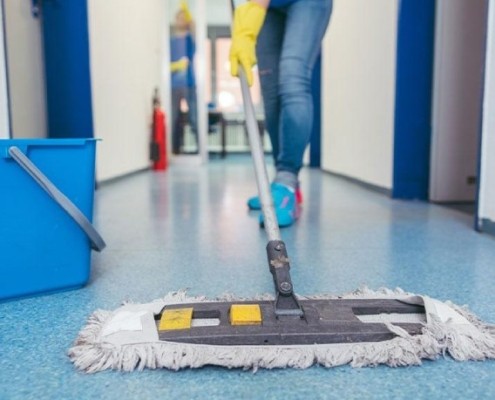 NYC floor care for businesses in Manhattan. Office building cleaning in New York City.