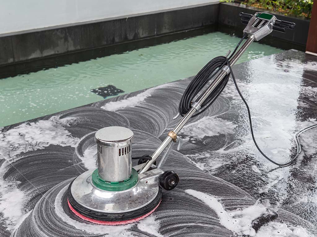 Manhattan floor polishing for commercial buildings in NYC.