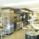 Kitchen maintained by a New York City restaurant cleaning company. NYC restaurant cleaners.